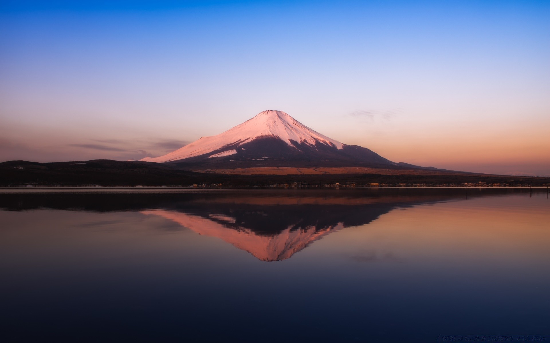 asia water sunset dawn travel sky volcano mountain landscape outdoors lake evening nature dusk reflection snow