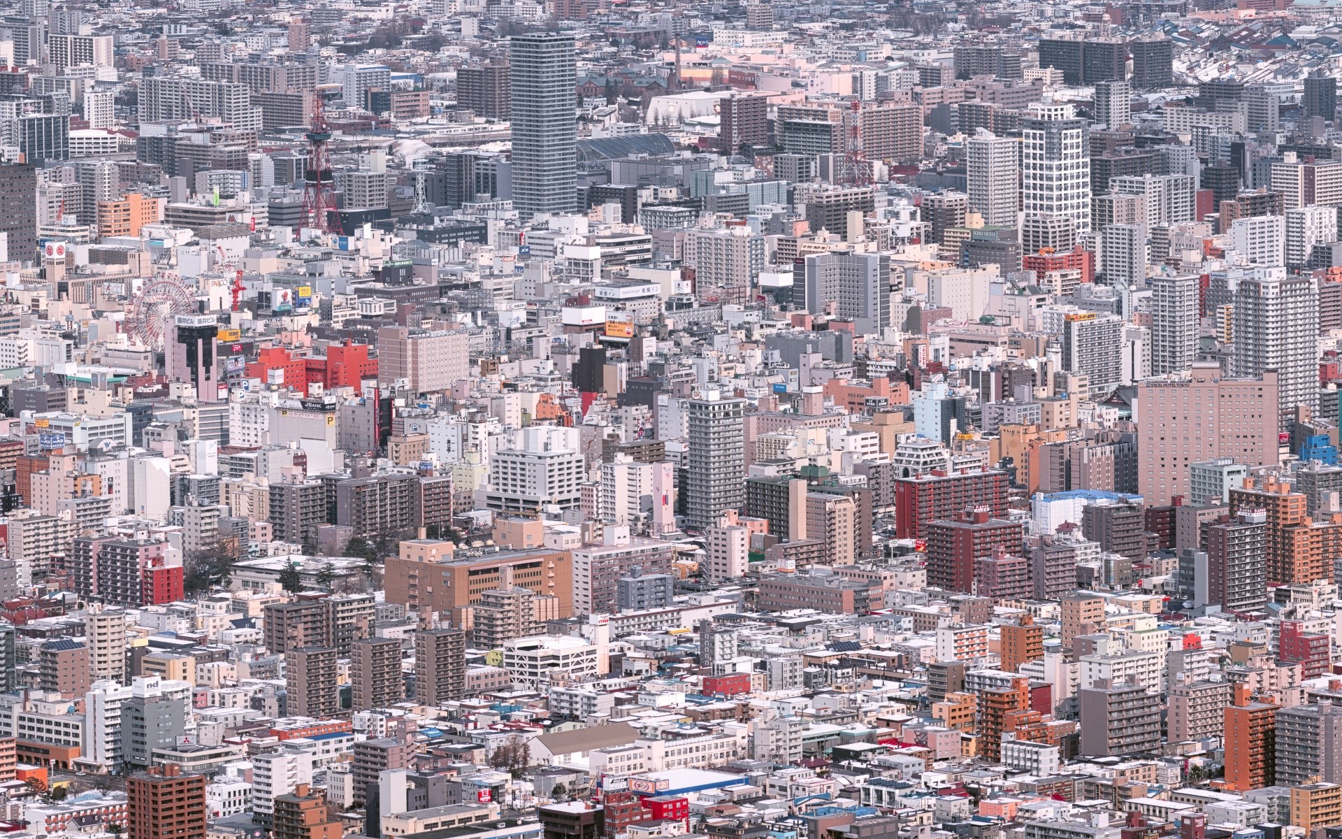 asie ville ville skyline architecture urbain antenne gratte-ciel voyage maison vue panoramique centre-ville panorama toits moderne ville lourd