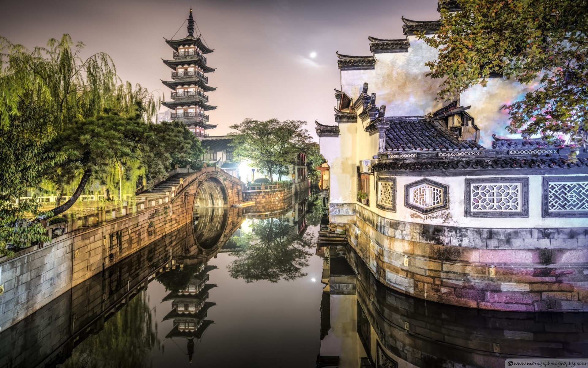 asia architecture travel building city old house water tourism town sight sky outdoors urban traditional landscape street ancient river