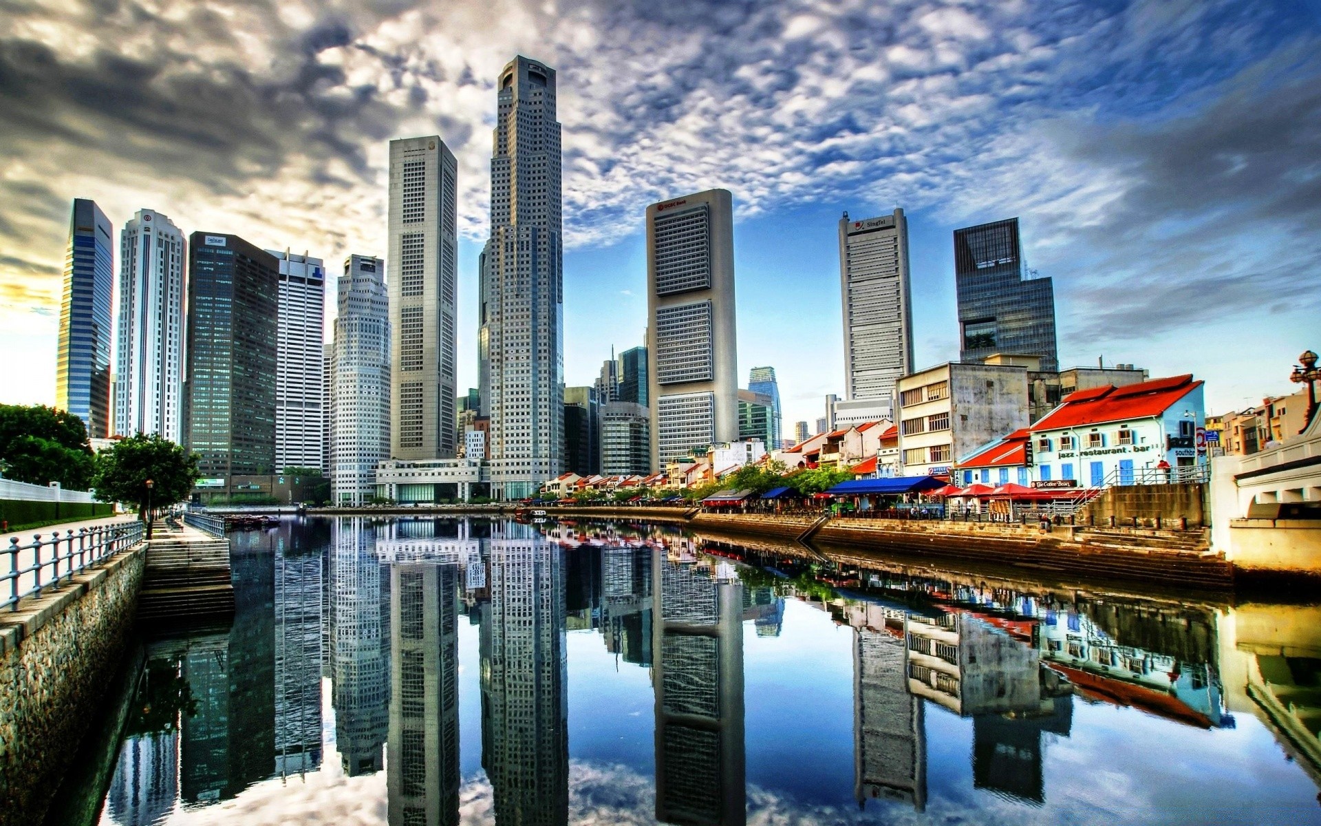 asien stadt architektur wolkenkratzer skyline stadt haus modern stadtzentrum himmel städtisch reflexion büro reisen wasser fluss geschäft turm brücke uferpromenade dämmerung