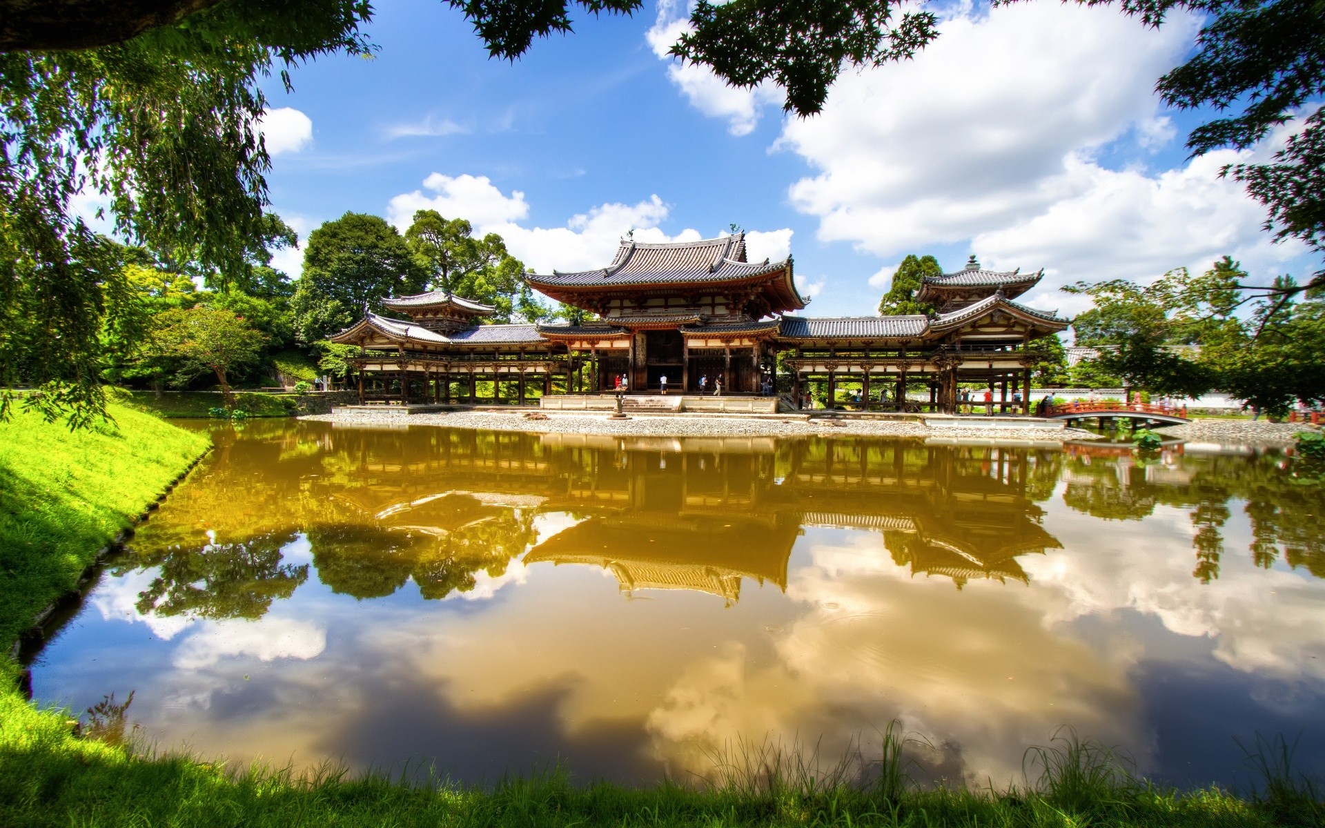 asien reisen wasser baum himmel see architektur reflexion natur park sommer haus garten im freien schwimmbad holz landschaft fluss schön