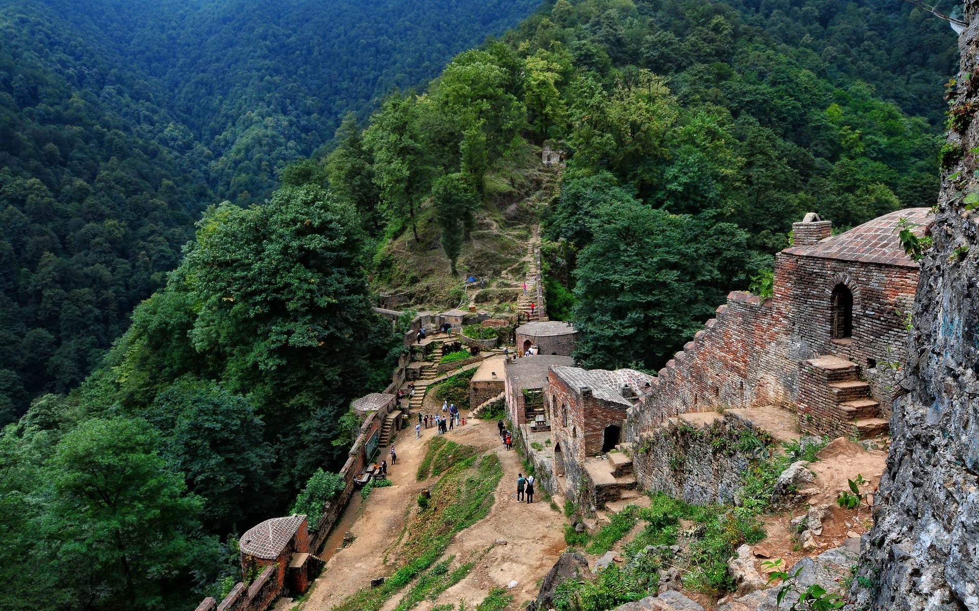 asia montagna viaggi paesaggio natura legno architettura roccia turismo pietra legno collina scenico antico vecchio valle all aperto spettacolo estate cielo