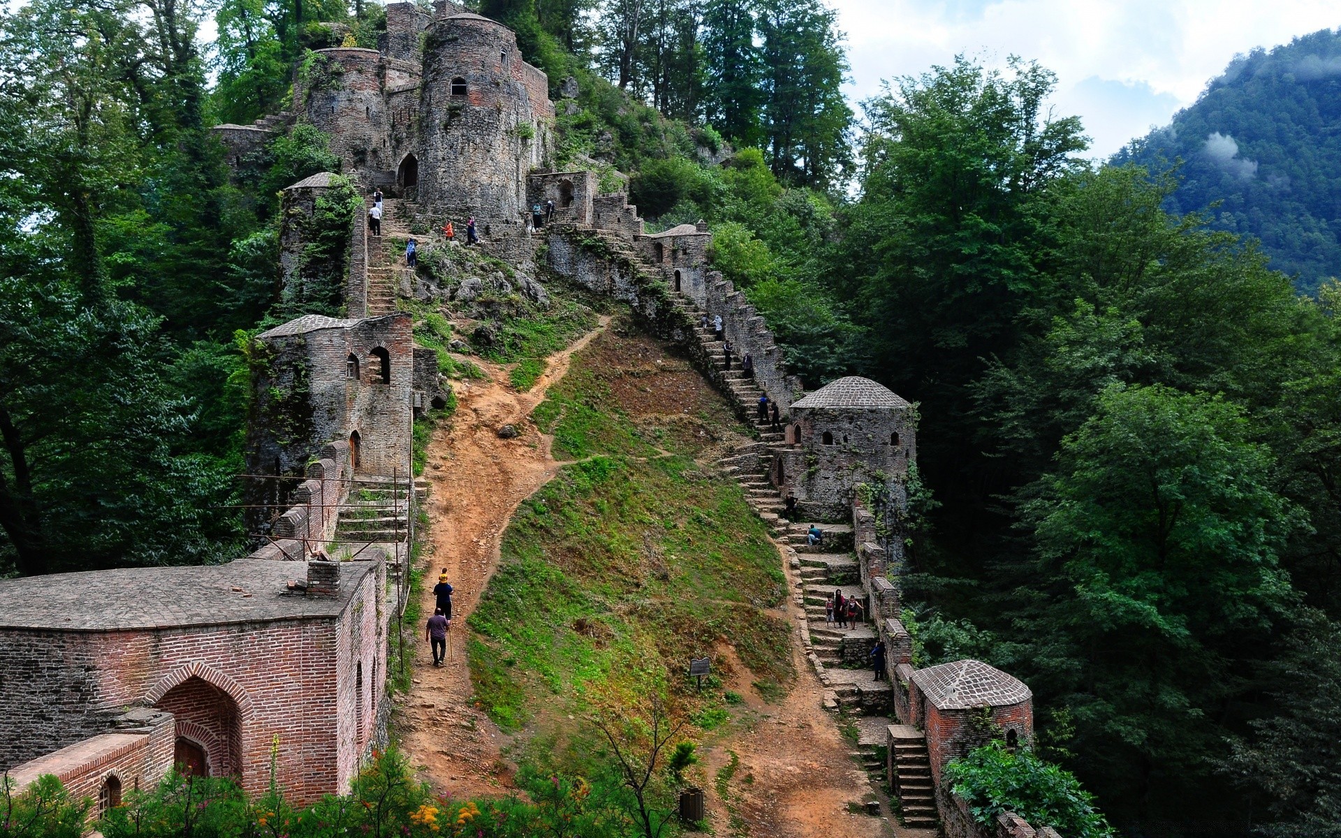 asie voyage pierre antique architecture vieux montagnes bois en plein air nature bois tourisme paysage historique rock patrimoine été