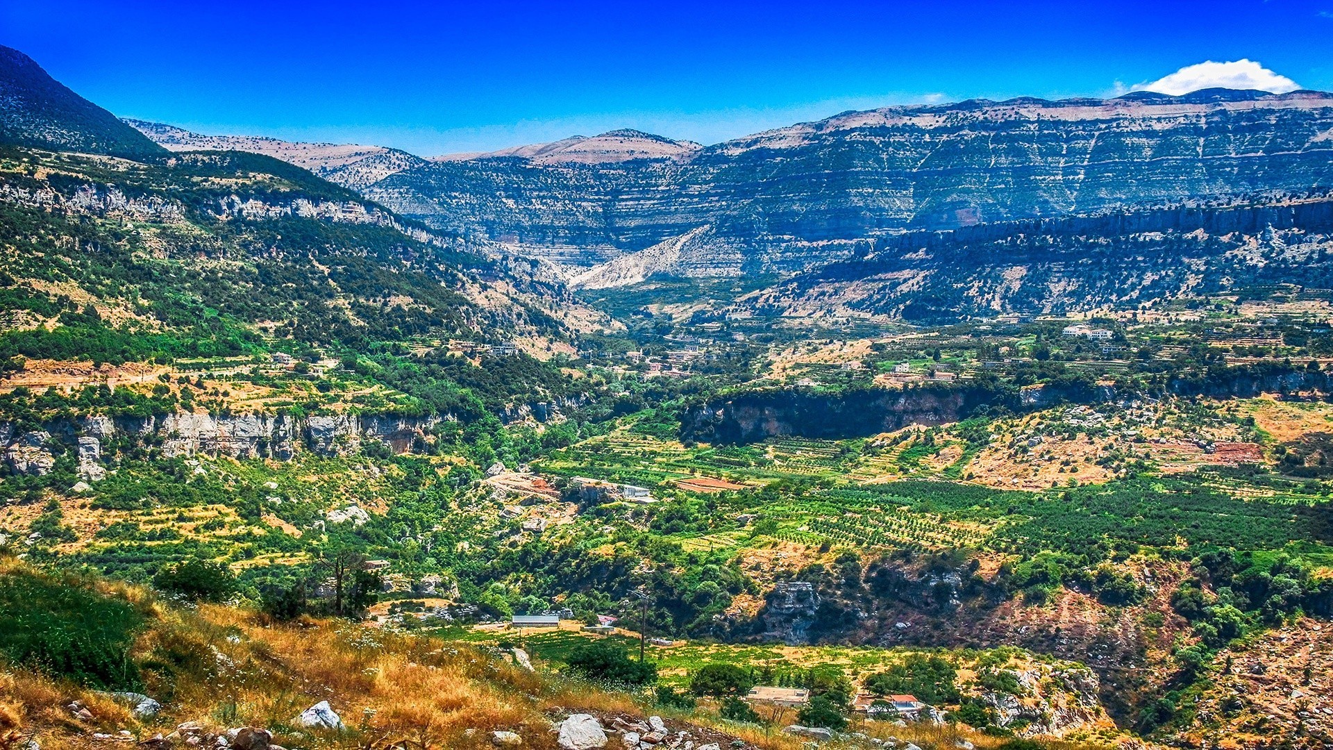 asia nature landscape travel mountain sky outdoors tourism panoramic horizontal hill valley sight summer cloud beautiful tree