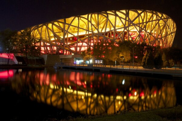 Schöne Brücke. Nachtzeit