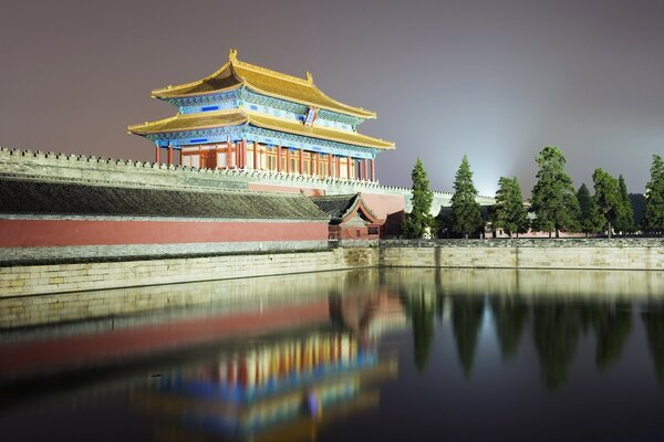 Reise zum Tempel Asien