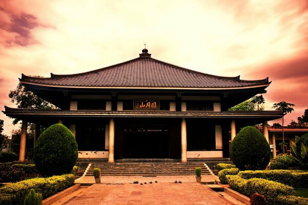 Bela casa em estilo Chinês