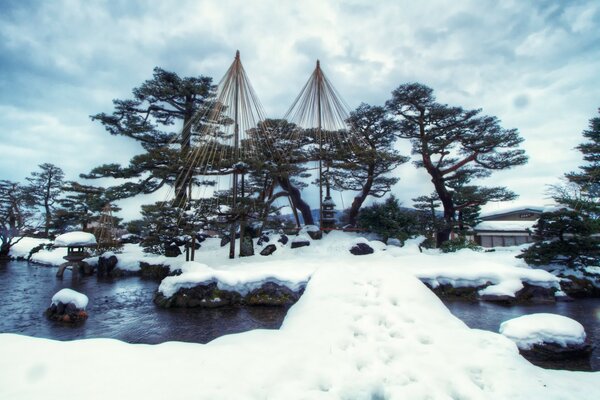 El color invernal del Jardín Oriental