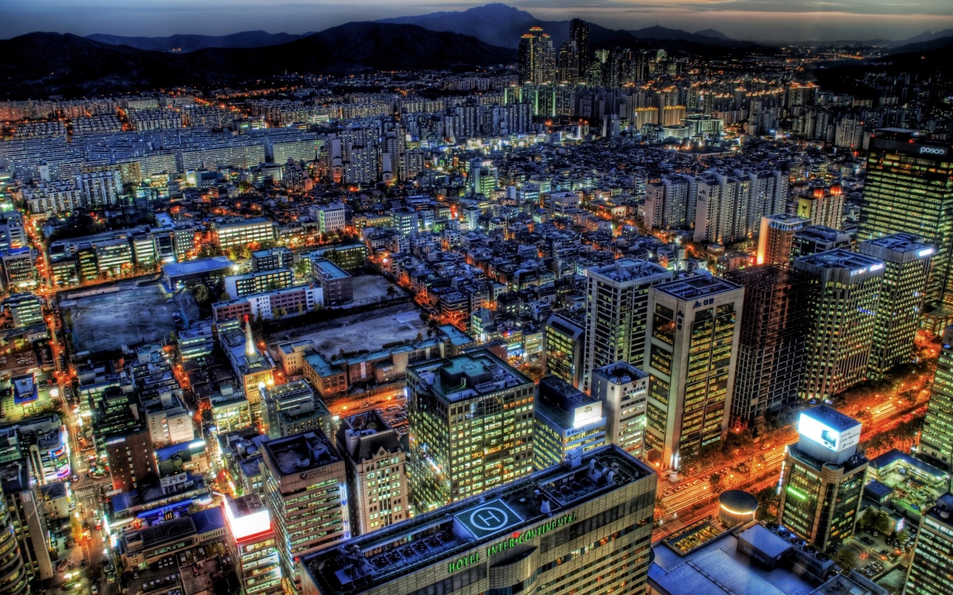 ásia cidade cidade arquitetura viagens urbano skyline casa anoitecer arranha-céu antena espetáculo centro da cidade à noite o negócio cidade iluminado moderno pôr do sol