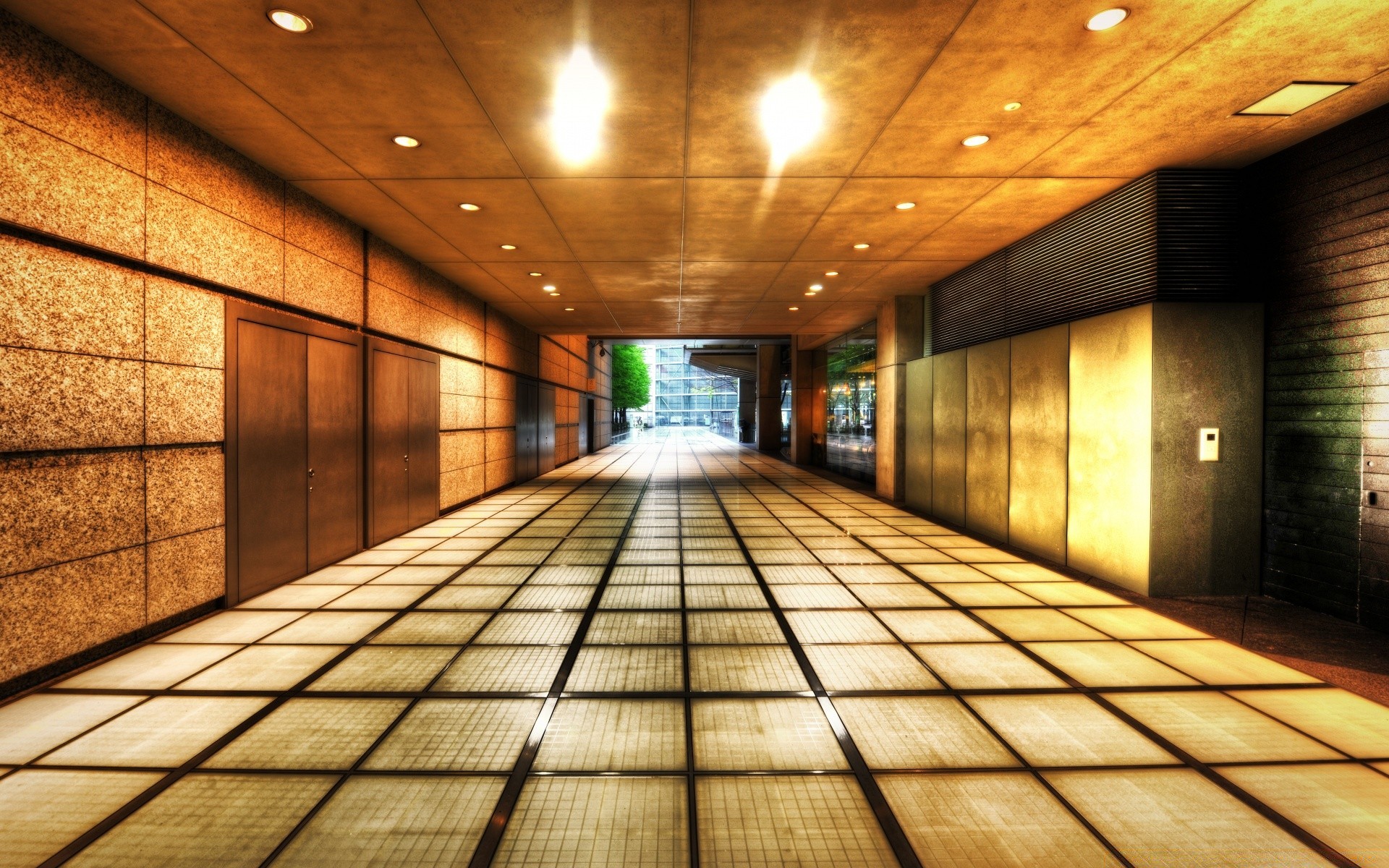 asia indoors architecture inside light tube empty tunnel hallway