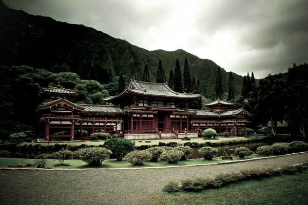 Häuser aus Holz in Asien