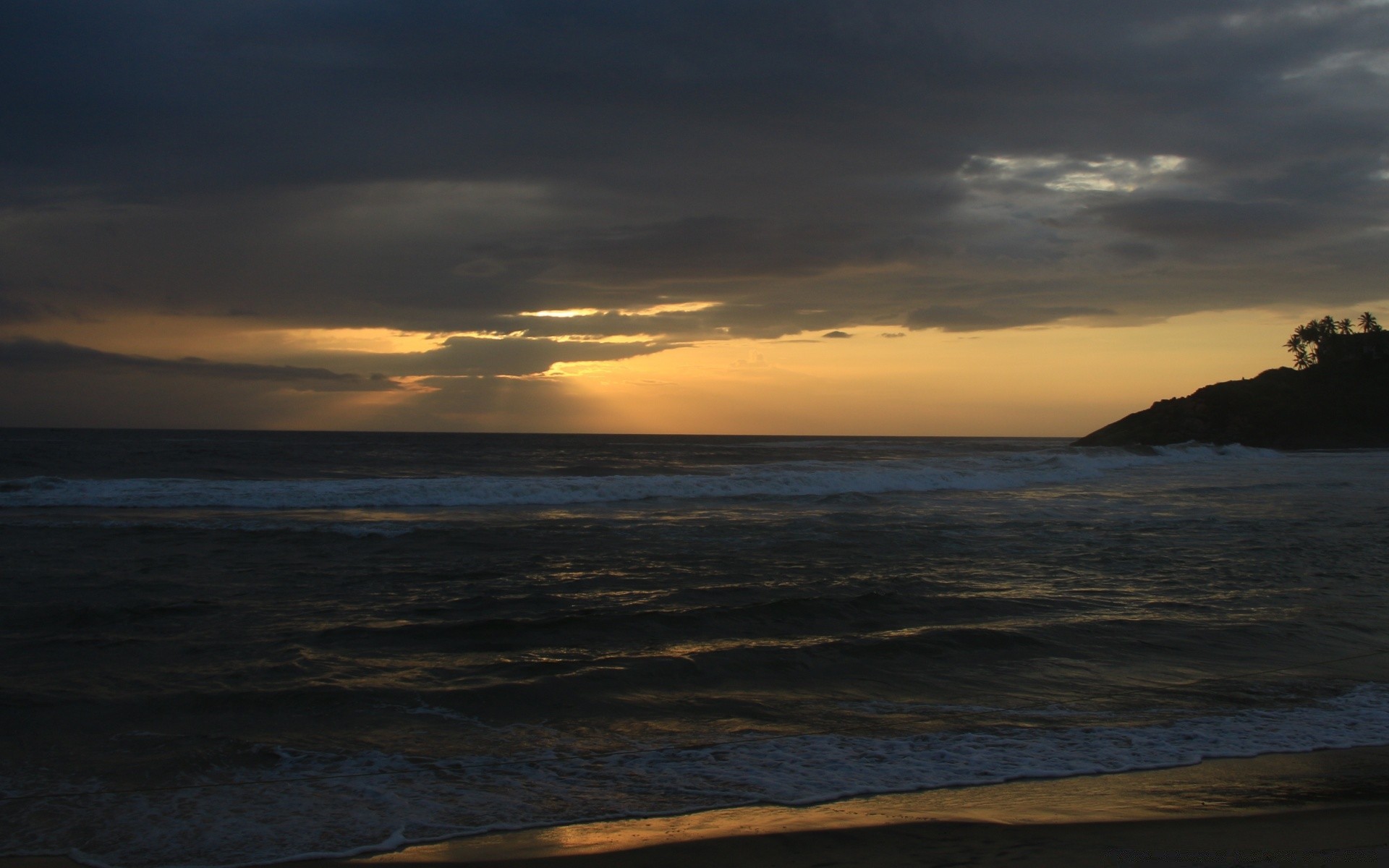 asia sunset water dawn beach sea dusk evening ocean landscape seascape sun sky seashore travel reflection daylight