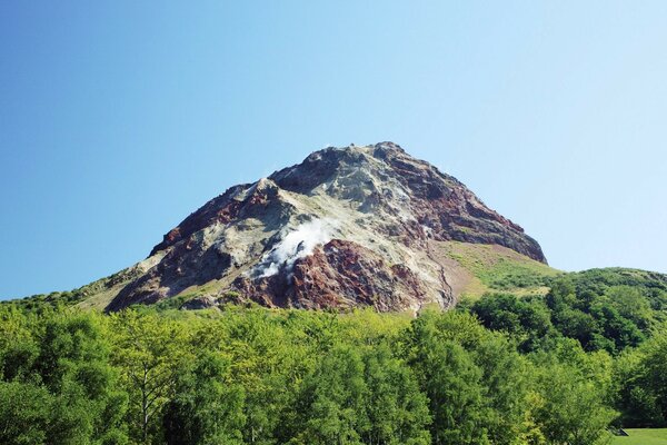 Mountain landscape travel in Asia