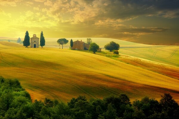 The nature of the countryside in Europe