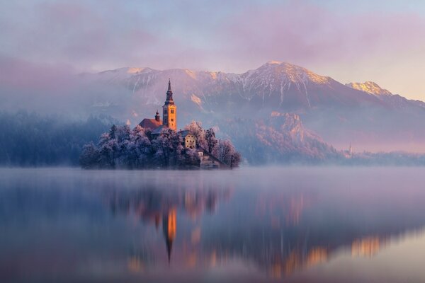 Dämmerung am Europasee