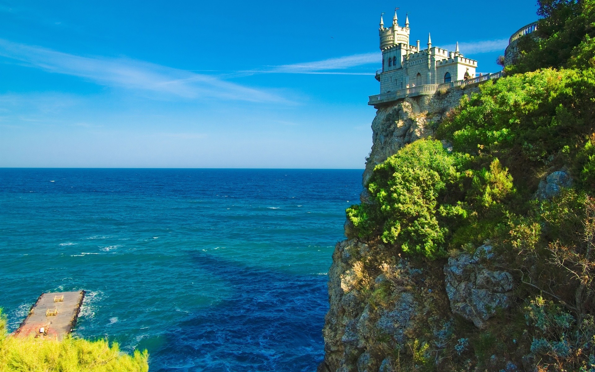 europa reisen wasser meer meer insel ozean strand architektur landschaft sommer urlaub himmel im freien tourismus landschaft natur