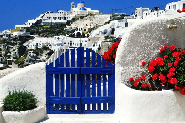 Arquitectura de casas europeas al aire libre