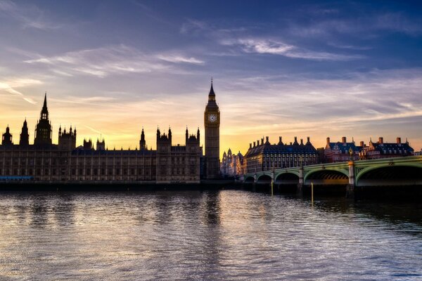 Londoner Architektur. Europäische Stadt