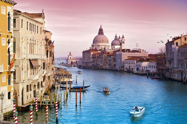 Matin doux et beau à Venise