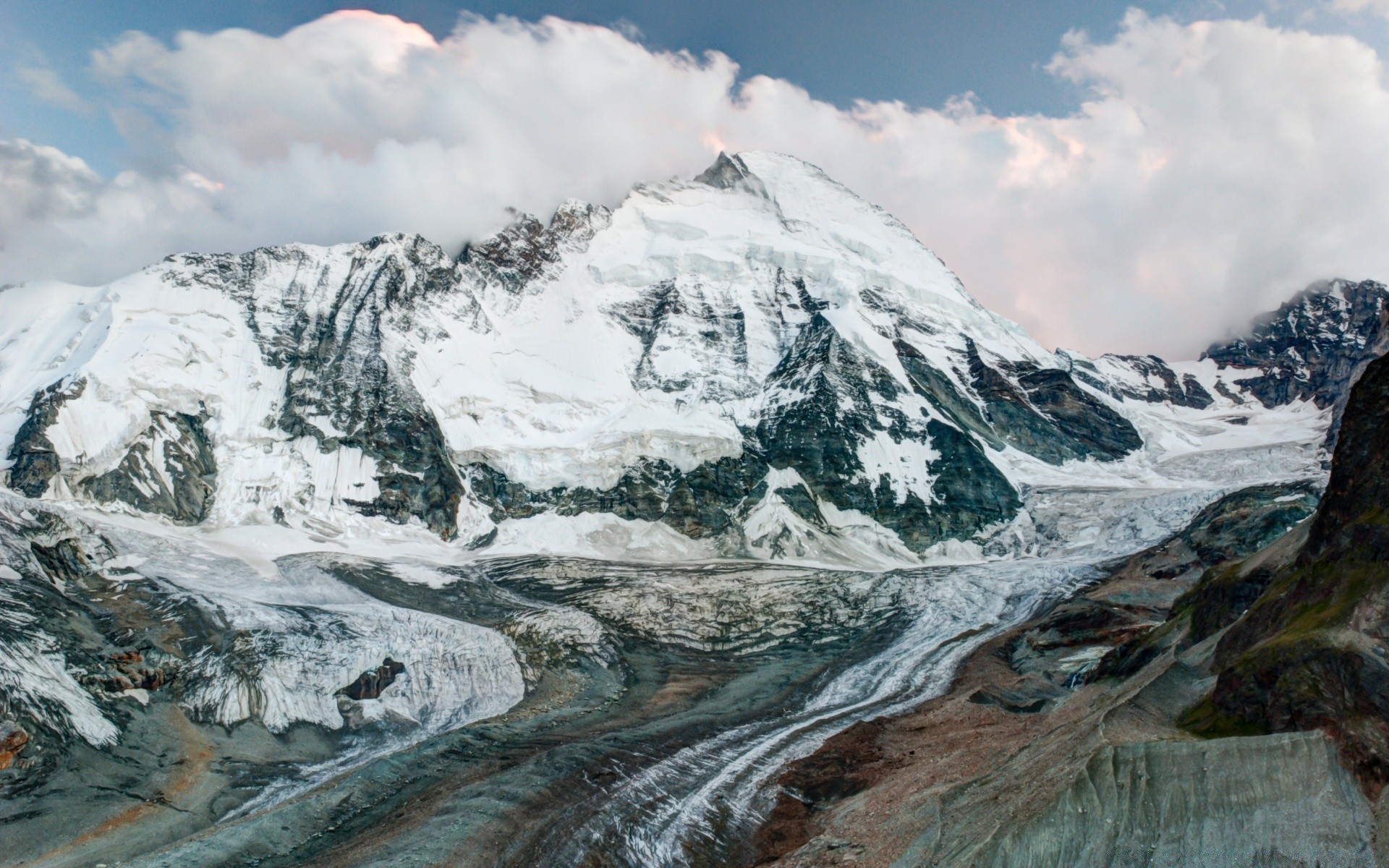 europe snow glacier mountain ice landscape scenic travel mountain peak cold winter nature high panorama valley majestic hill tourism