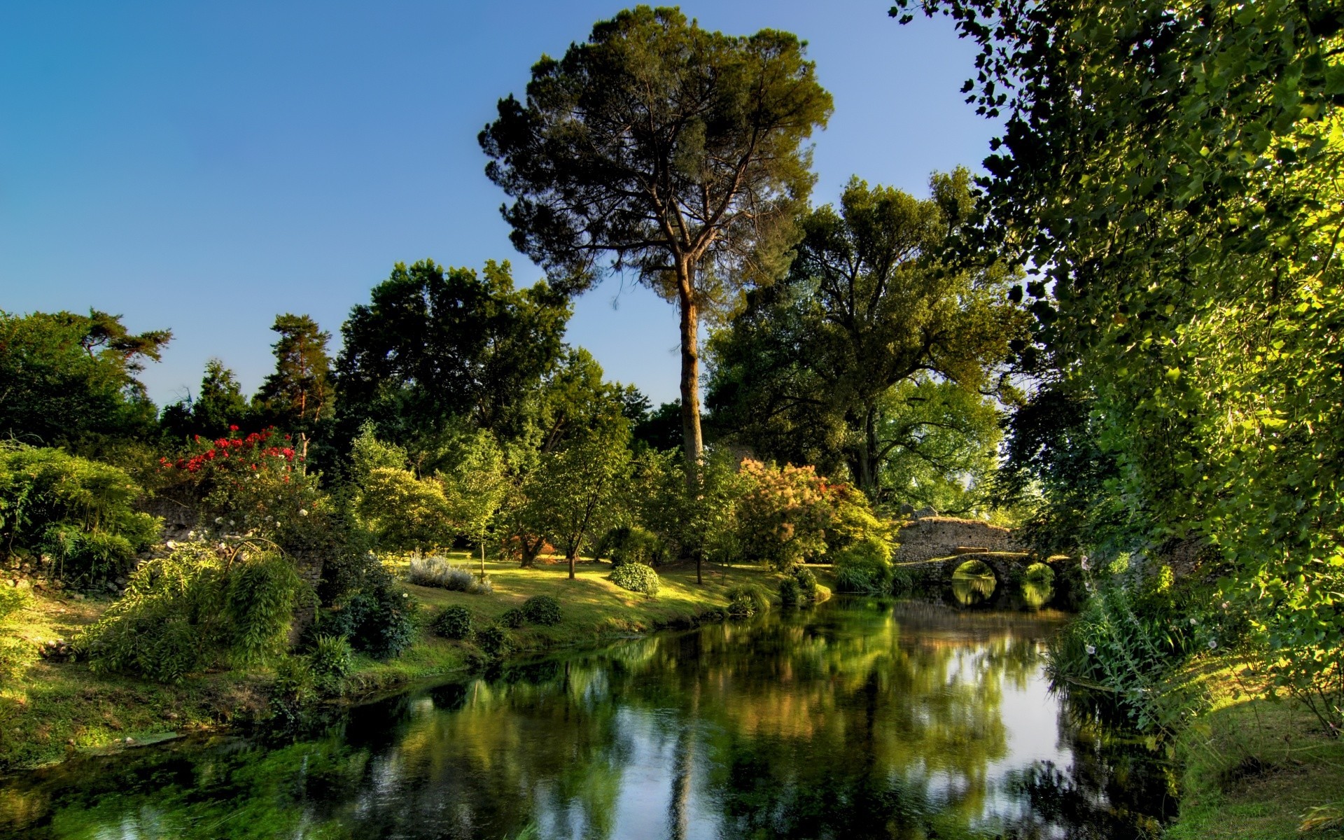 europe nature tree outdoors landscape water wood summer sky leaf grass park lake river travel fair weather pool composure reflection rural