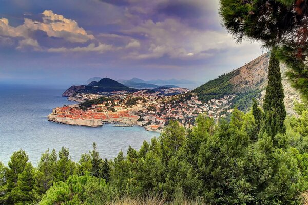 European natural landscape made of water