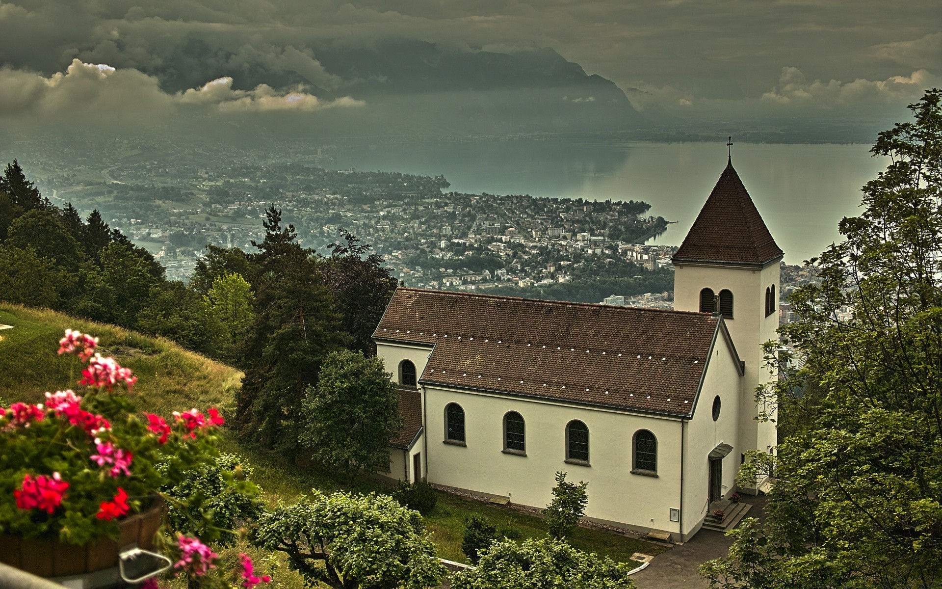 landscapes architecture travel church building outdoors home house sky religion tree daylight