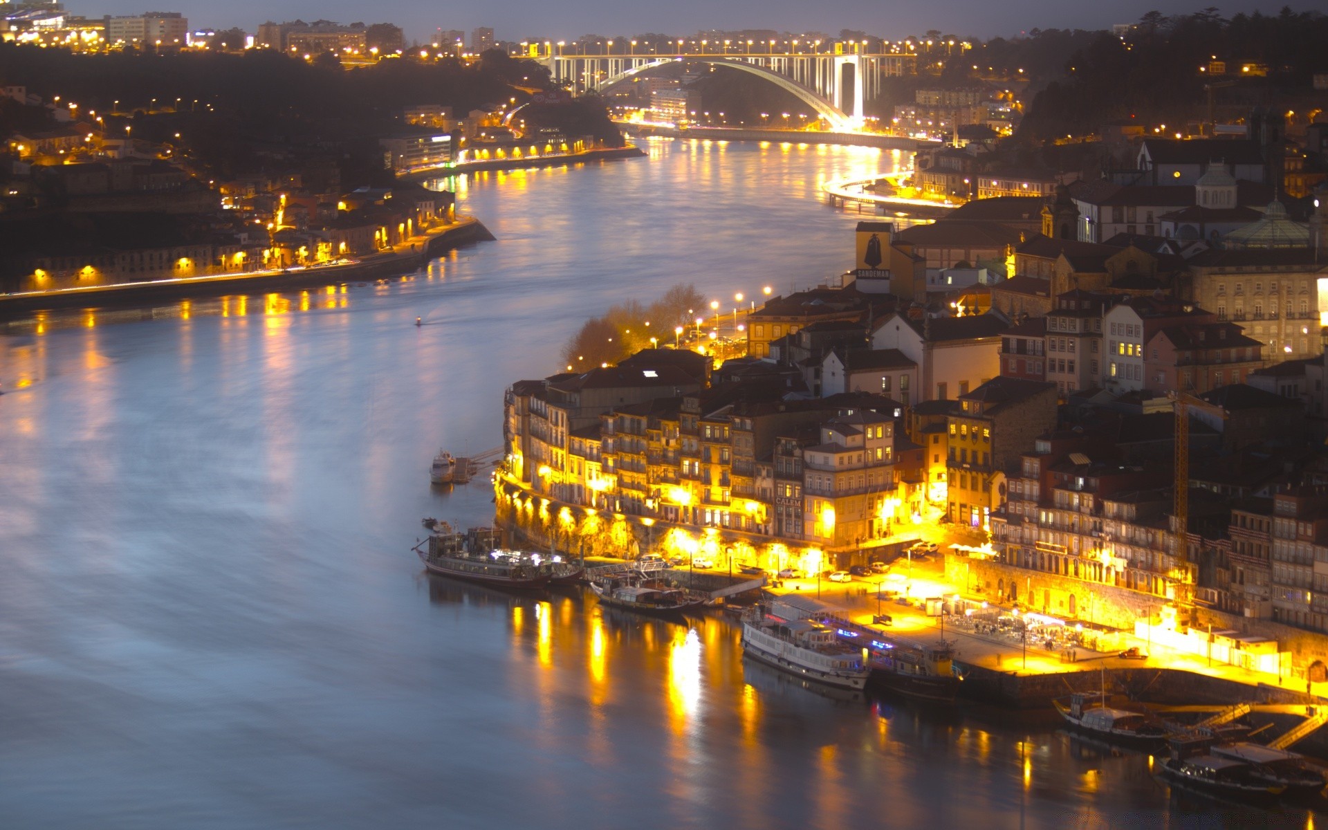 europe water travel river bridge city evening architecture reflection dusk sunset building illuminated urban light cityscape outdoors sky