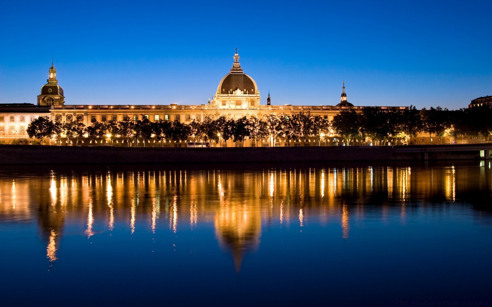 europe architecture travel religion water building outdoors reflection city sky dome dusk temple evening river