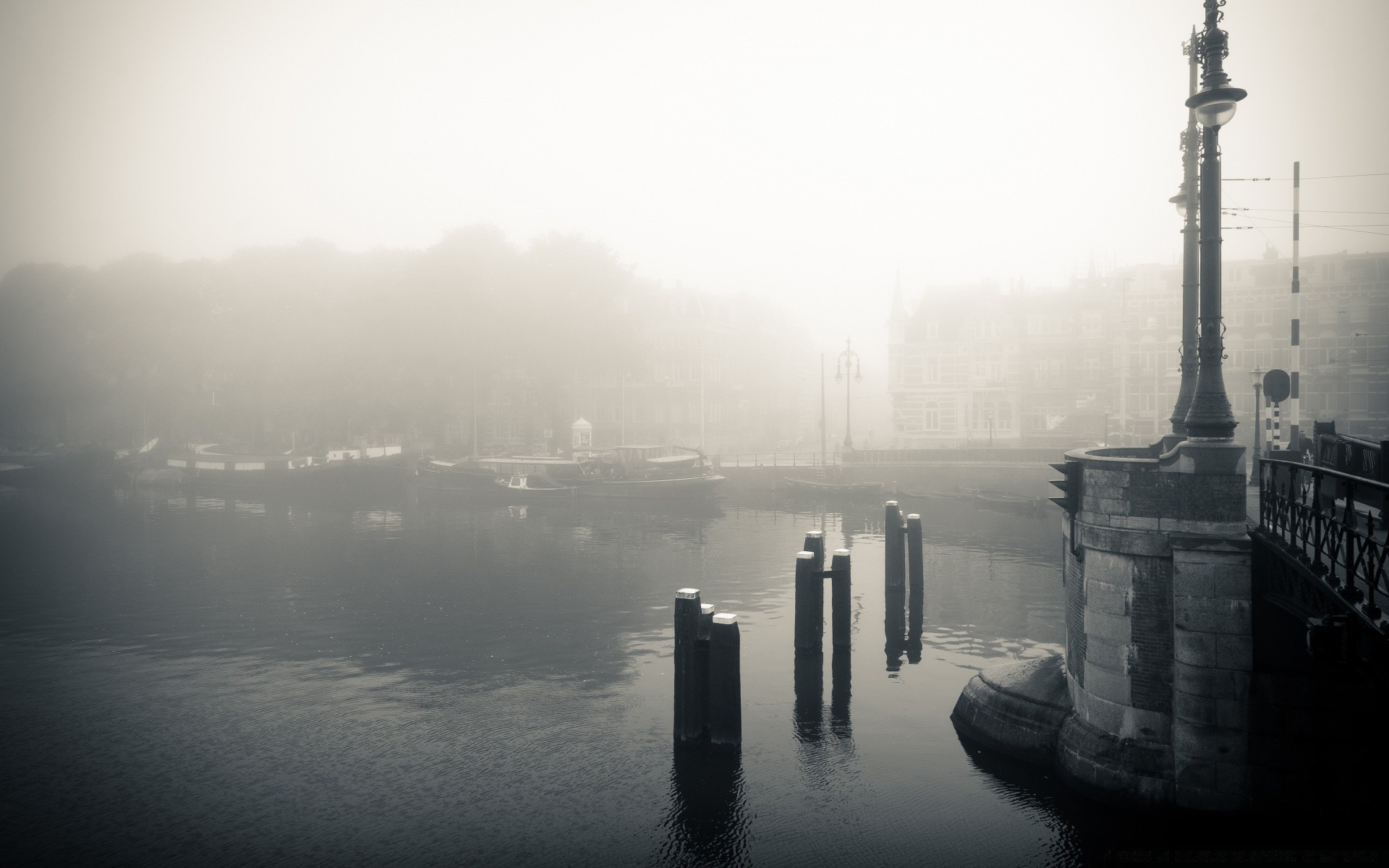 europa niebla agua río monocromo niebla ciudad coche amanecer barco muelle arquitectura sistema de transporte reflexión