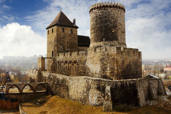 Castelo medieval, arquitetura gótica