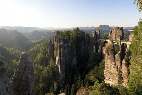 A trip in the mountains and beautiful views