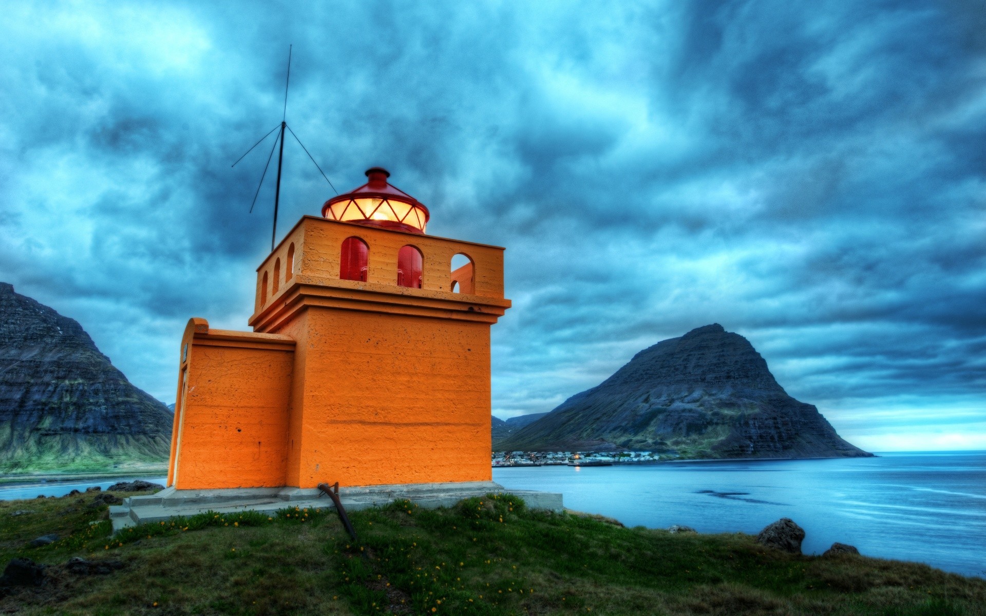 europe water sea travel seashore beach ocean sky sunset lighthouse outdoors seascape landscape