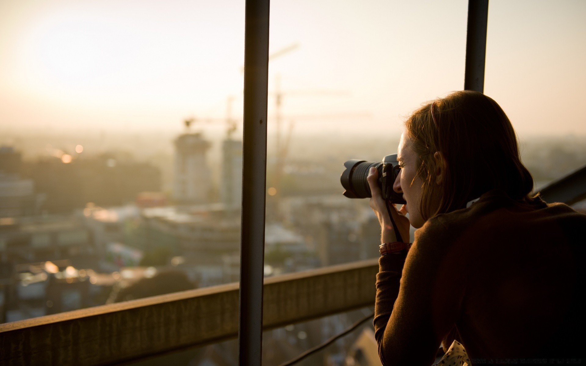 europe sunset landscape travel adult backlit city light one street sun blur window portrait dawn man woman beach fog girl