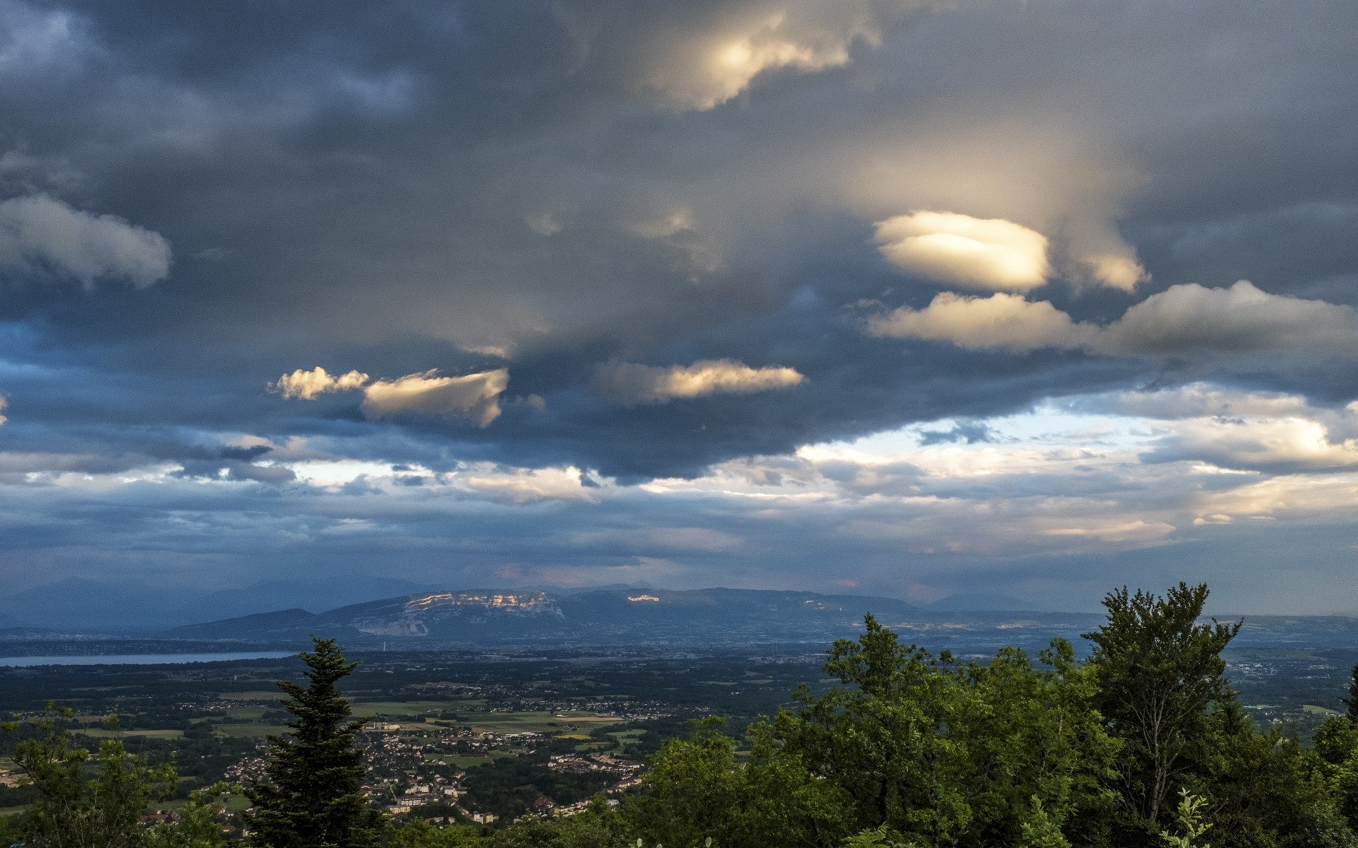 europa himmel landschaft natur berge baum im freien reisen sonnenuntergang wolke sommer tageslicht licht sonne gutes wetter landschaftlich wetter dämmerung