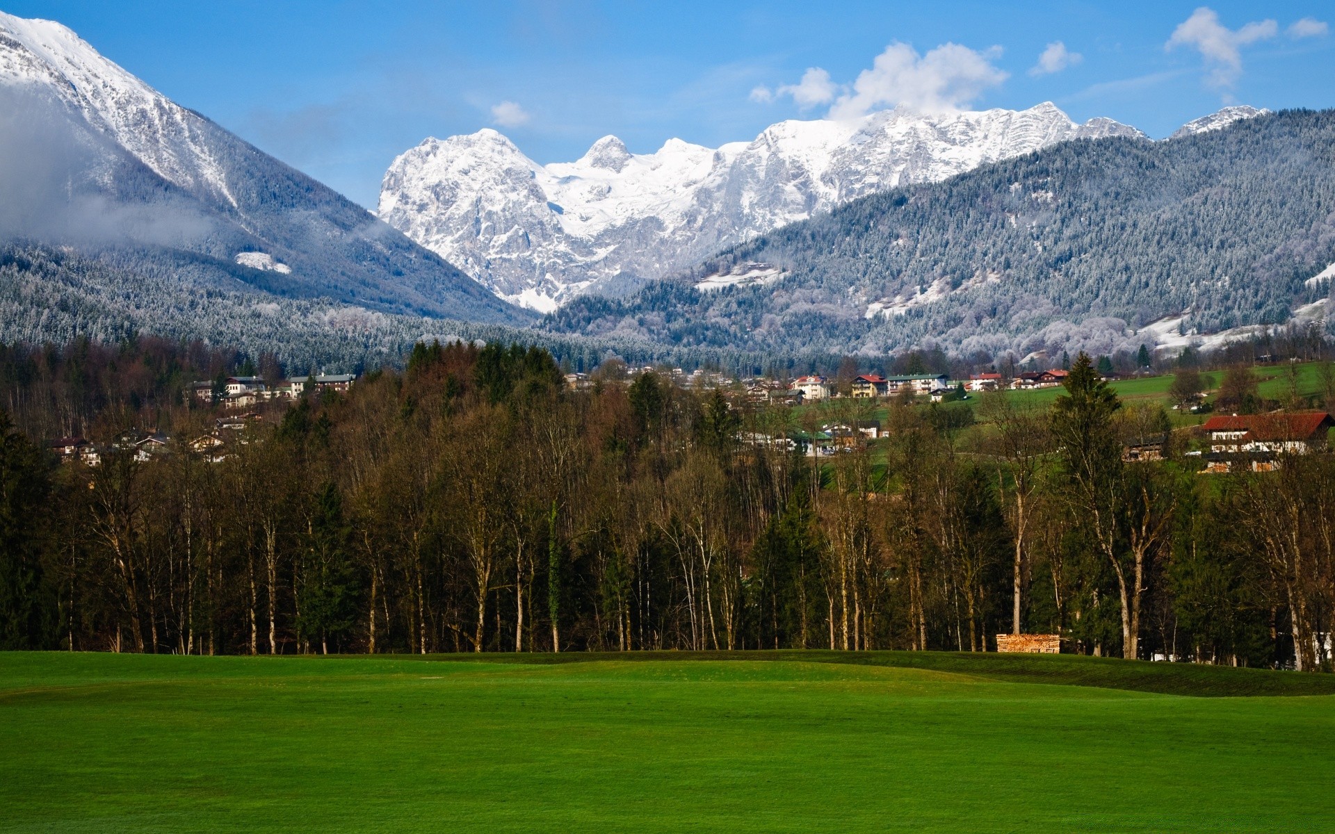 europe mountain snow landscape nature outdoors travel wood tree sky scenic grass daylight