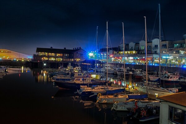 Ein ruhiger Abend am Pier