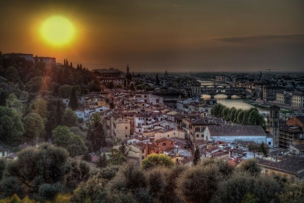 Sonnenuntergang in Prag