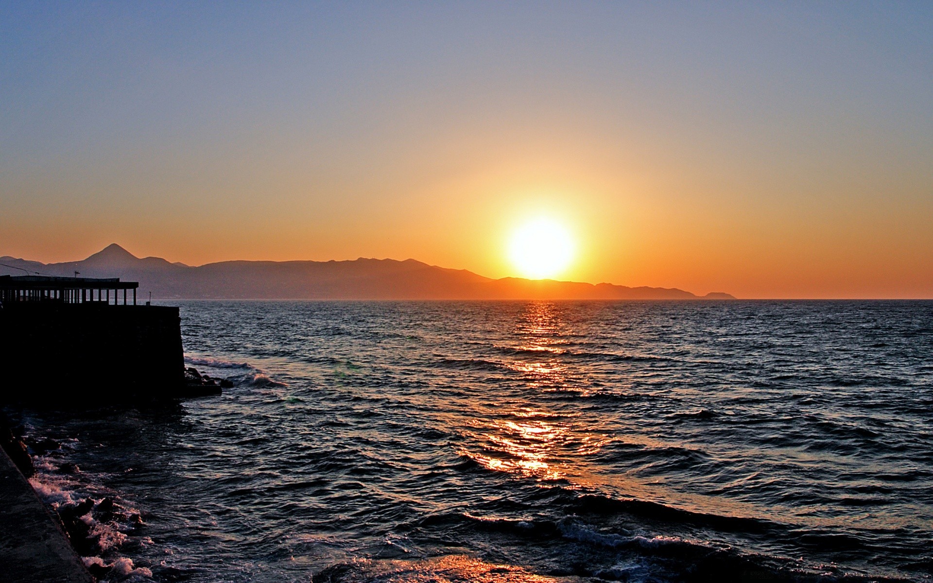 europe coucher de soleil aube eau soleil crépuscule soir mer océan