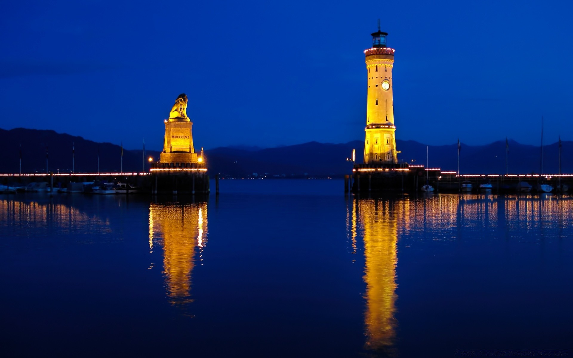 europa acqua faro crepuscolo tramonto viaggi sera riflessione architettura cielo all aperto mare alba