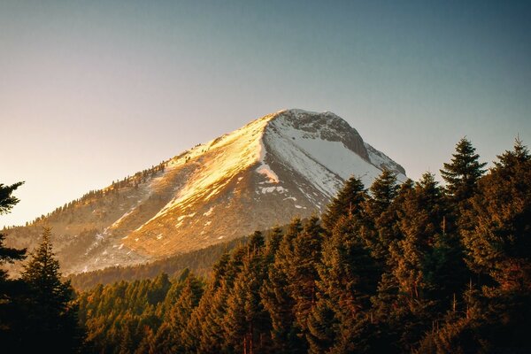 Ein Berg in Europa; ah, eine schöne Landschaft!