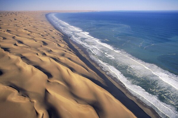 A areia mais pura do oceano