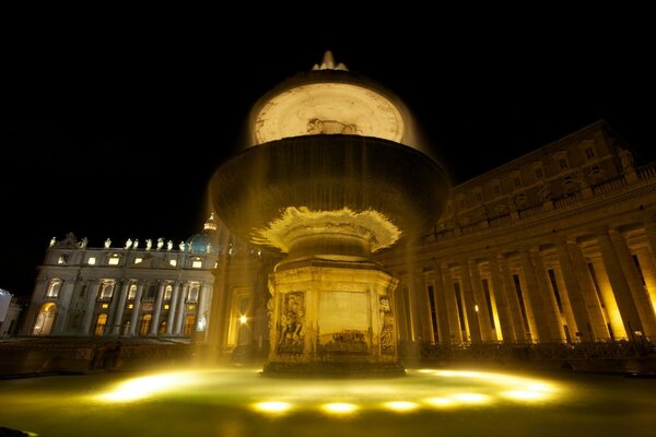 Lumière de nuit de la ville en Europe