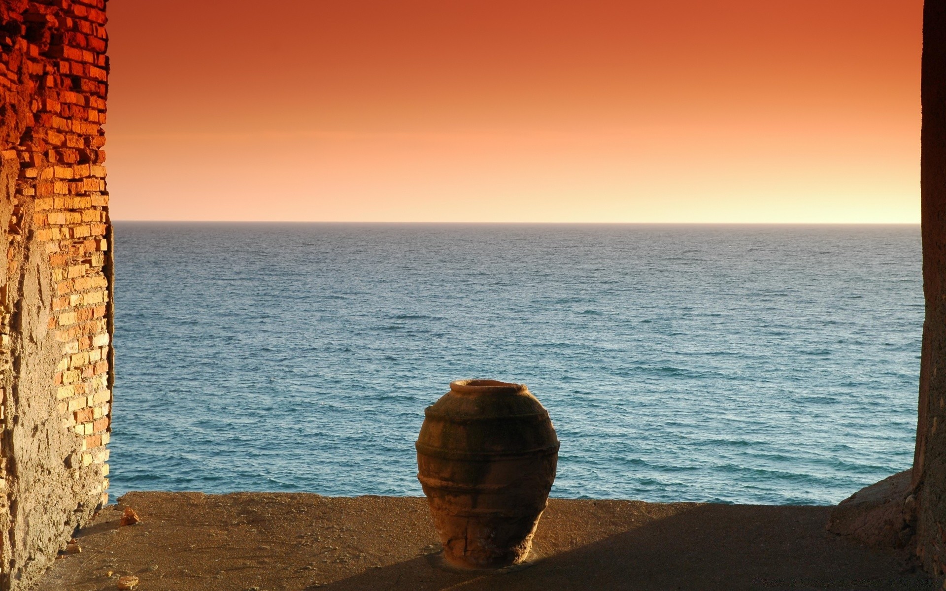 europe water sea sunset beach ocean seashore travel sky dawn