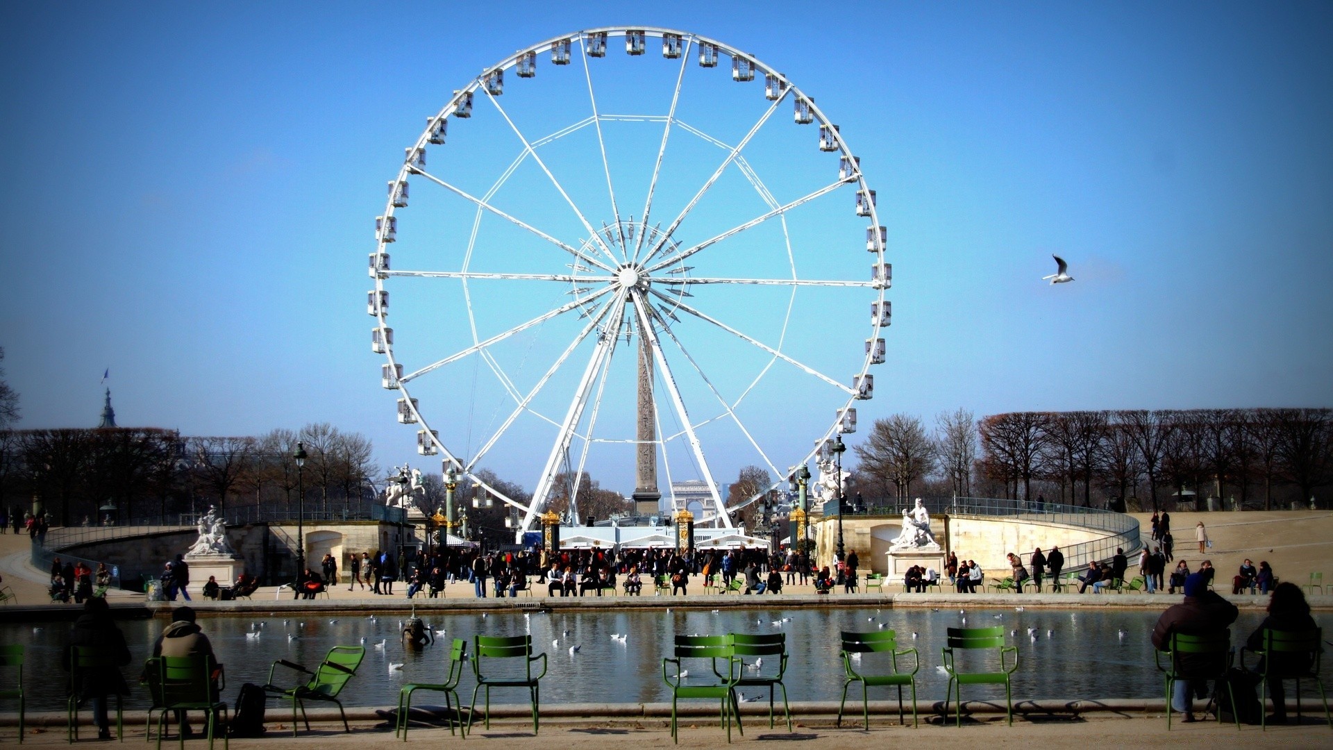 europa himmel im freien reisen stadt riesenrad festival räder park architektur unterhaltung haus städtisch karussell