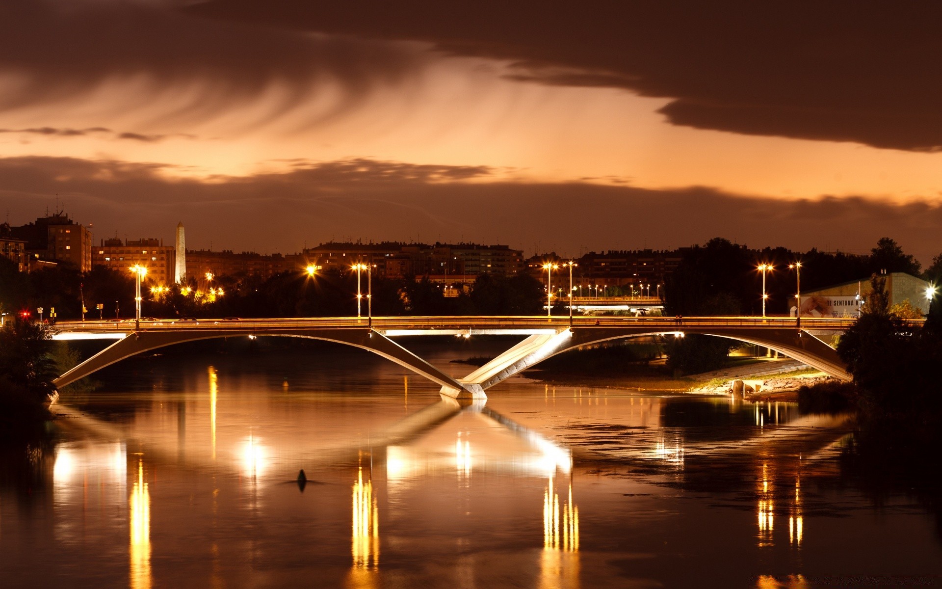 europe water sunset bridge travel evening dusk city river reflection architecture light dawn downtown blur outdoors traffic sky street urban