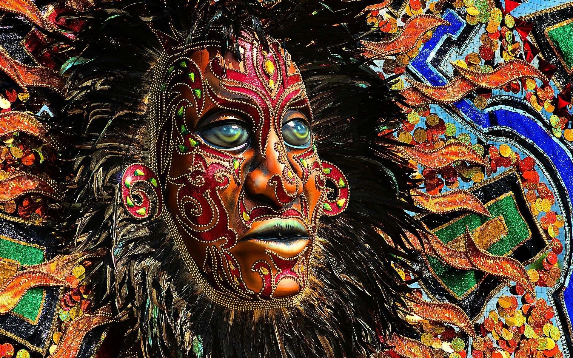 insel maske kunst kultur festival dekoration traditionelle maskerade künstlerische kostüm hell farbe design verkleidung geheimnis bunt malerei