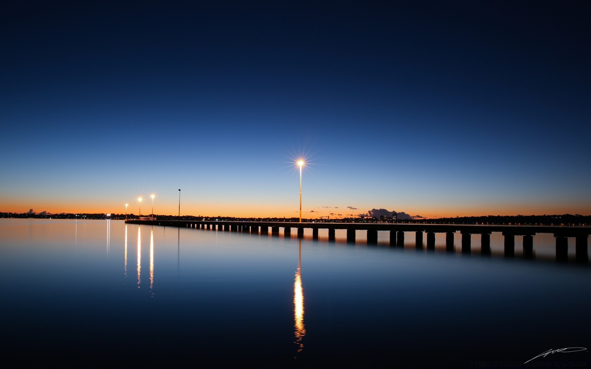 australie et océanie coucher de soleil eau aube réflexion pont crépuscule lac ciel rivière soir lumière lune soleil paysage voyage photographie