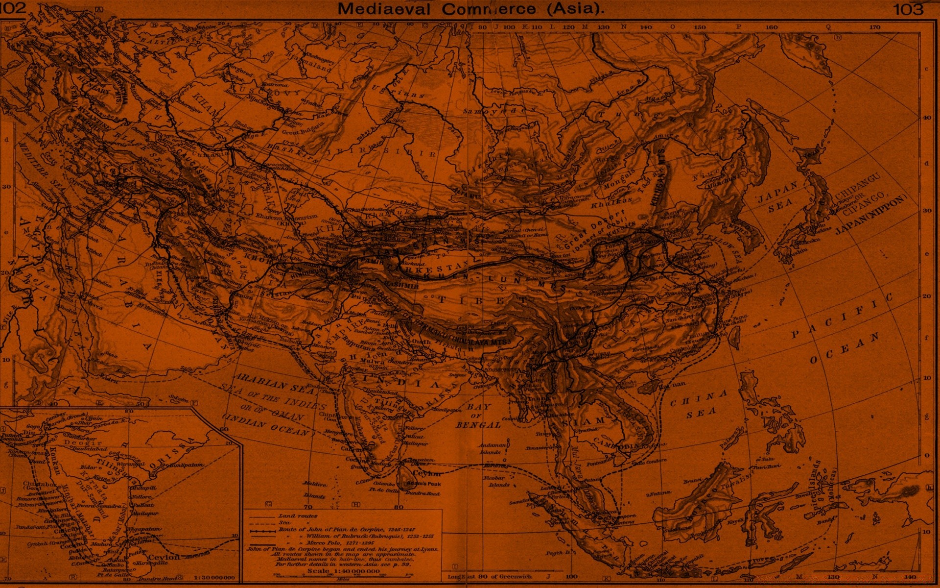 carta desktop retro vintage antico modello vecchio arte viaggi design antico carta mappa decorazione astratto struttura