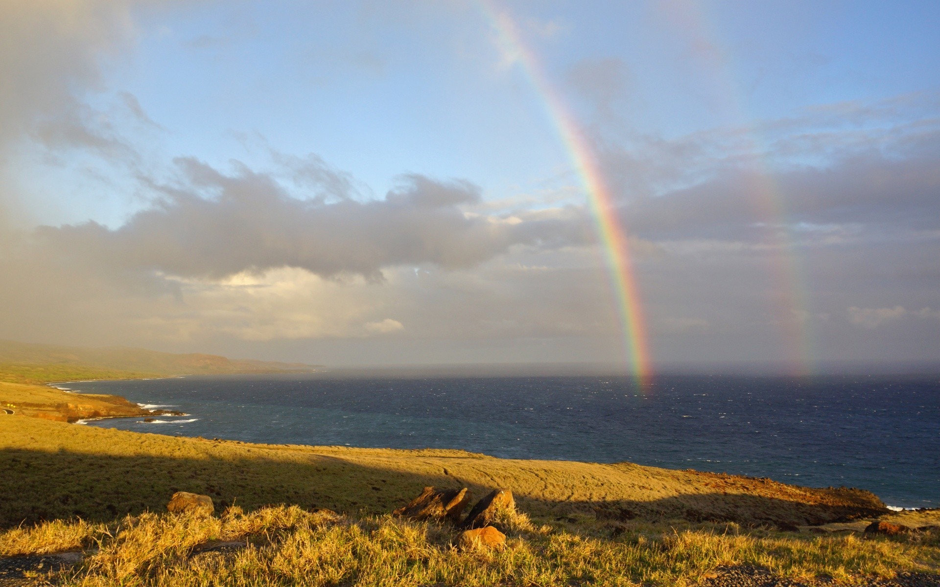 ilhas arco-íris paisagem água tempestade céu tempo ao ar livre chuva pôr do sol cênica natureza viagens luz do dia